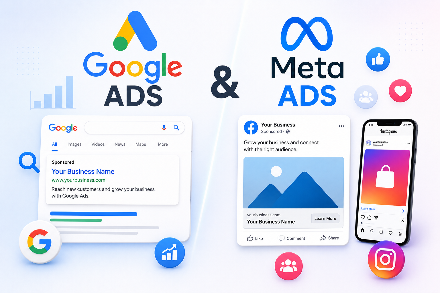 google ads & meta ads